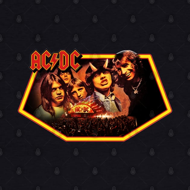 vintage ac/dc by Illustration Planet